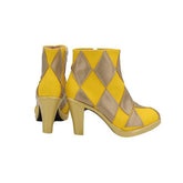 Movie Birds Of Prey 2020 Harley Quinn Yellow Cosplay Shoes Boots Halloween Props